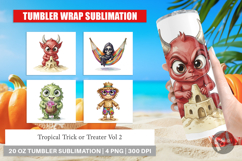 Tropical Trick or Treater Tumbler Product Image 1