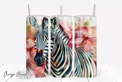 Tropical Tumbler Sublimation Summer Skinny Tumbler Wrap 2