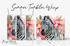 Tropical Tumbler Sublimation Summer Skinny Tumbler Wrap 