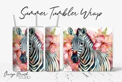 Tropical Tumbler Sublimation Summer Skinny Tumbler Wrap 