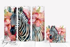 Tropical Tumbler Sublimation Summer Skinny Tumbler Wrap 