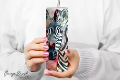 Tropical Tumbler Sublimation Summer Skinny Tumbler Wrap 