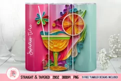 Tropical Tumbler Wrap, 20 oz tumbler wrap, Tropical png, Tropical Tumbler Wrap