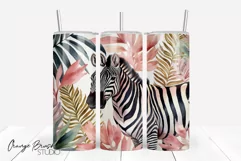 Tropical Tumbler Wrap Skinny Tumbler Sublimation Design
