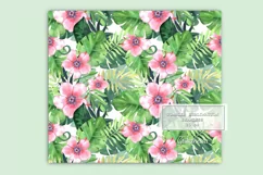 Tropical Tumbler seamless Wrap | Summer Tumbler Sublimation Product Image 2