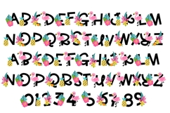 Tropical Vibes Color Font Product Image 3