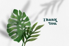 Tropical Watercolor Leaves Clipart Collection Product Image 3