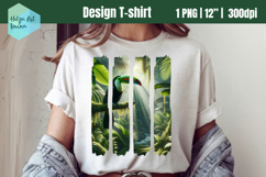 Tropici Sublimation T-shirt, Brush Stroke PNG Product Image 1