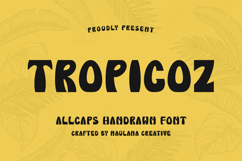 Tropicoz Allcaps Handrawn Font Product Image 1
