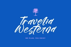 Tropics Sometimes Beaches - Modern Brush Font Product Image 2