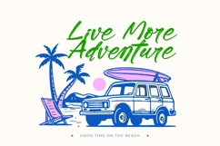 Tropics Sometimes Beaches - Modern Brush Font Product Image 3