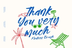 Tropics Sometimes Beaches - Modern Brush Font Product Image 15