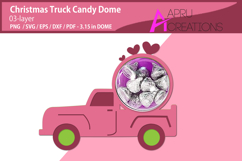 Christmas Truck Candy dome holder Product Image 2