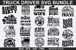 Truck Driver SVG Bundle - Truck Driver SVG Design Product Image 1