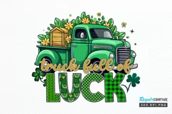 Truck Full Of Luck Sublimation PNG Product Image 1