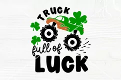 Truck full of luck SVG cut file, St Patricks day svg Product Image 1