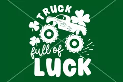 Truck full of luck SVG cut file, St Patricks day svg Product Image 2