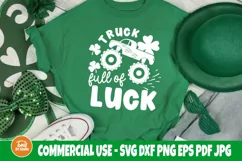 Truck full of luck SVG cut file, St Patricks day svg Product Image 3