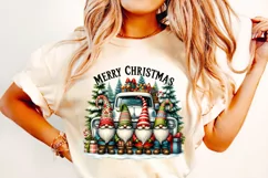 Christmas Gnomes PNG, Christmas, Merry Christmas Sublimation Product Image 2