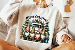 Christmas Gnomes PNG, Christmas, Merry Christmas Sublimation Product Image 1