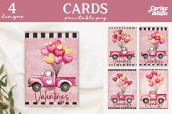 truck printable cards