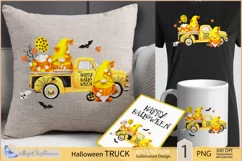 Halloween Truck clipart| Truck Candy Corn png|Gnomes clipart Product Image 4