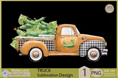 Truck png clipart |vegetables truck cucumbers sublimation Product Image 2