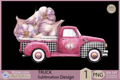 Truck png clipart |vegetables truck garlic sublimation Product Image 2