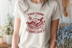 True Crime Book Club SVG - Funny Reader PNG Bookish Design Product Image 2