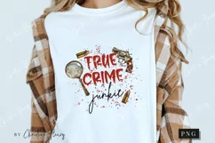 True Crime Junkie PNG | Halloween PNG Product Image 3