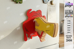 True Crime Laser Cut | Fridge Magnets | Horror &amp; Mystery SVG Product Image 1