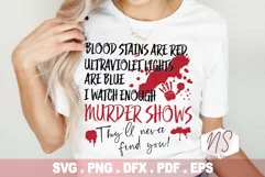 Funny True Crime SVG! A high-quality file for a serial killer and murder shows documentary junkies that are perfect for Cricut and Silhouette cutting machines.