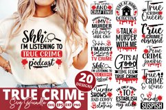 True Crime SVG Bundle - True Crime T- Shirt Design Product Image 1