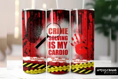 True Crime Tumbler Sublimation Halloween Tumbler Wrap