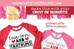 Toddler Valentine's Day Quote on Raglan Shirt Mockup for Pinterest