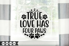 Dog Round Sign SVG Bundle - Dog Door Sign Product Image 13