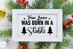 Farmhouse Christmas Sign SVG Bundle | Holiday Decor Sign SVG Product Image 4