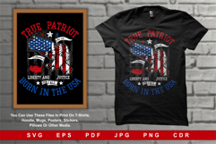 True Patriot Born In The Usa - Liberty and Justice for All Product Image 1