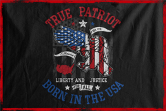 True Patriot Born In The Usa - Liberty and Justice for All Product Image 2