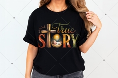 True Story PNG,Coquette Jesus Christmas Png,Baby Jesus Png Product Image 4