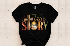 True Story PNG,Coquette Jesus Christmas Png,Baby Jesus Png Product Image 5