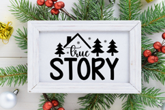 Farmhouse Christmas Sign SVG Bundle | Holiday Decor Sign SVG Product Image 3