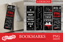 True Crime Junkie | Printable Bookmarks Product Image 1