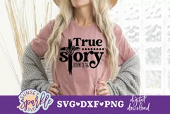 True Story John 3:16 SVG, DXF and PNG files| Easter svg file Product Image 4