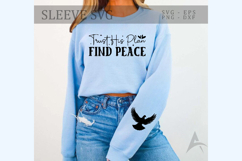 Trust His plan find peace Sleeve SVG Design Product Image 1