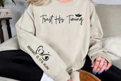 Trust His Timing Sleeve Design Product Image 3