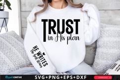 Trust in His Plan SVG Design Product Image 1