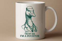 Funny Ducktor Goose SVG Medical Pun Design Product Image 2
