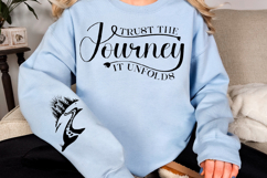 Trust the journey it unfolds Sleeve Svg Design Product Image 3