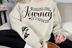 Trust the journey it unfolds Sleeve Svg Design Product Image 2